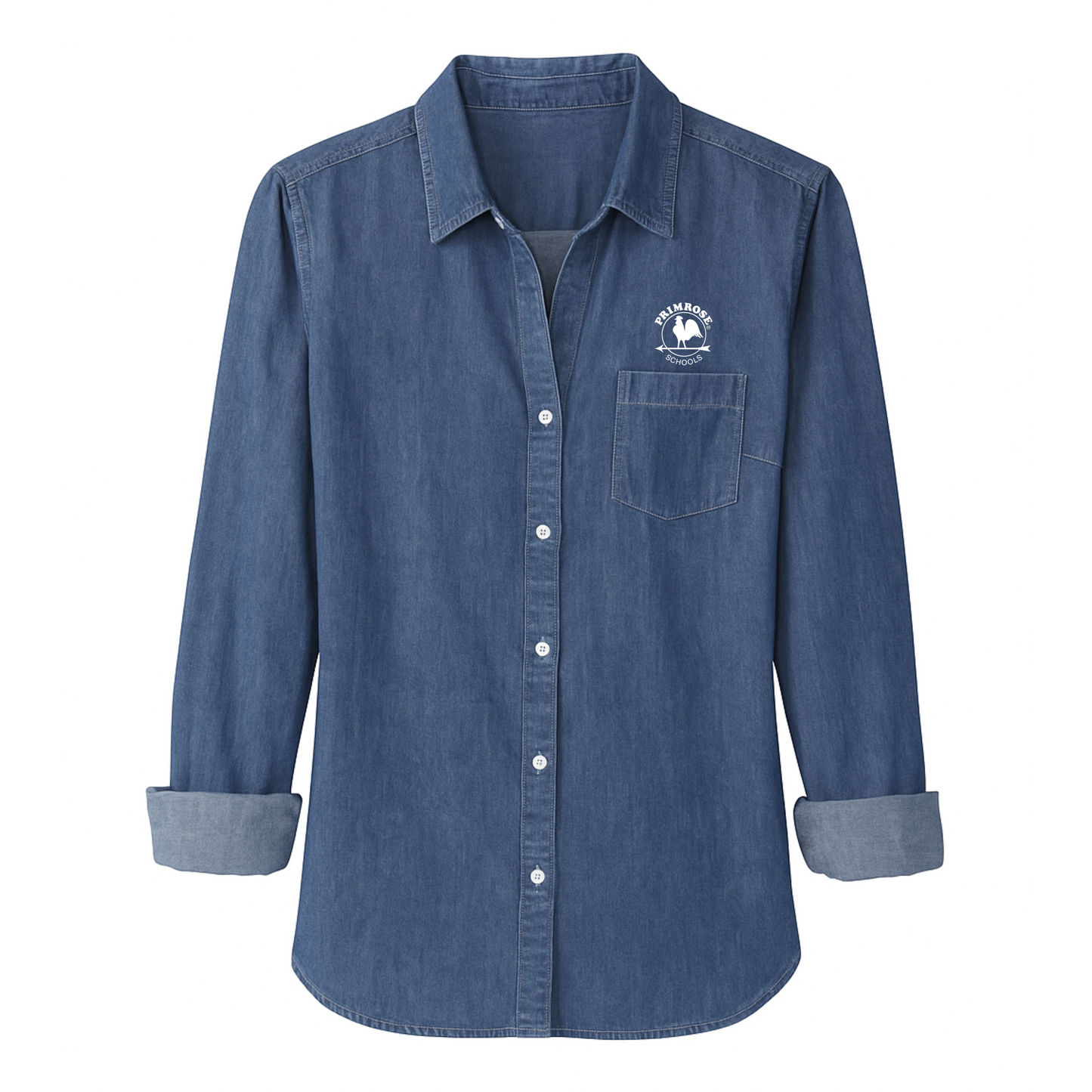 Ladies L/S Untucked Denim