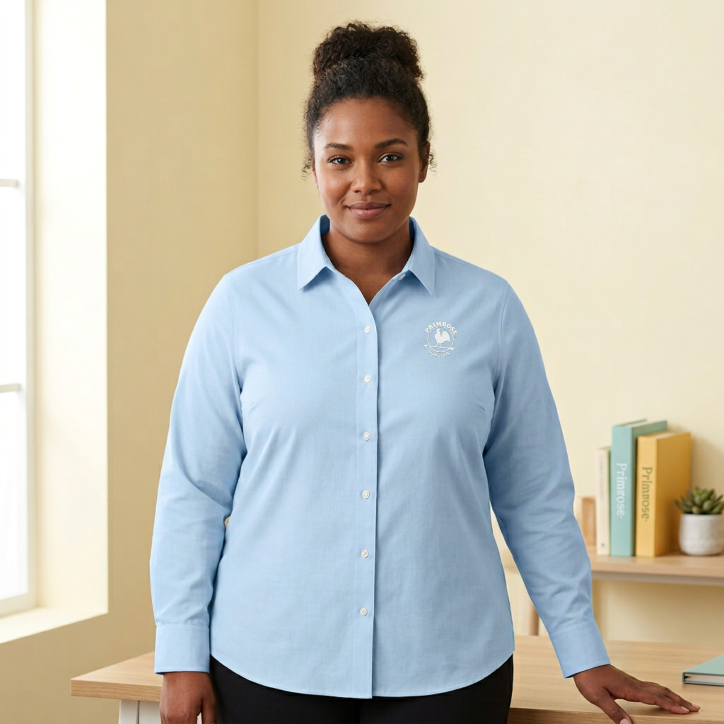 Mercer+Mettle Womens Long Sleeve Stretch Woven Shirt