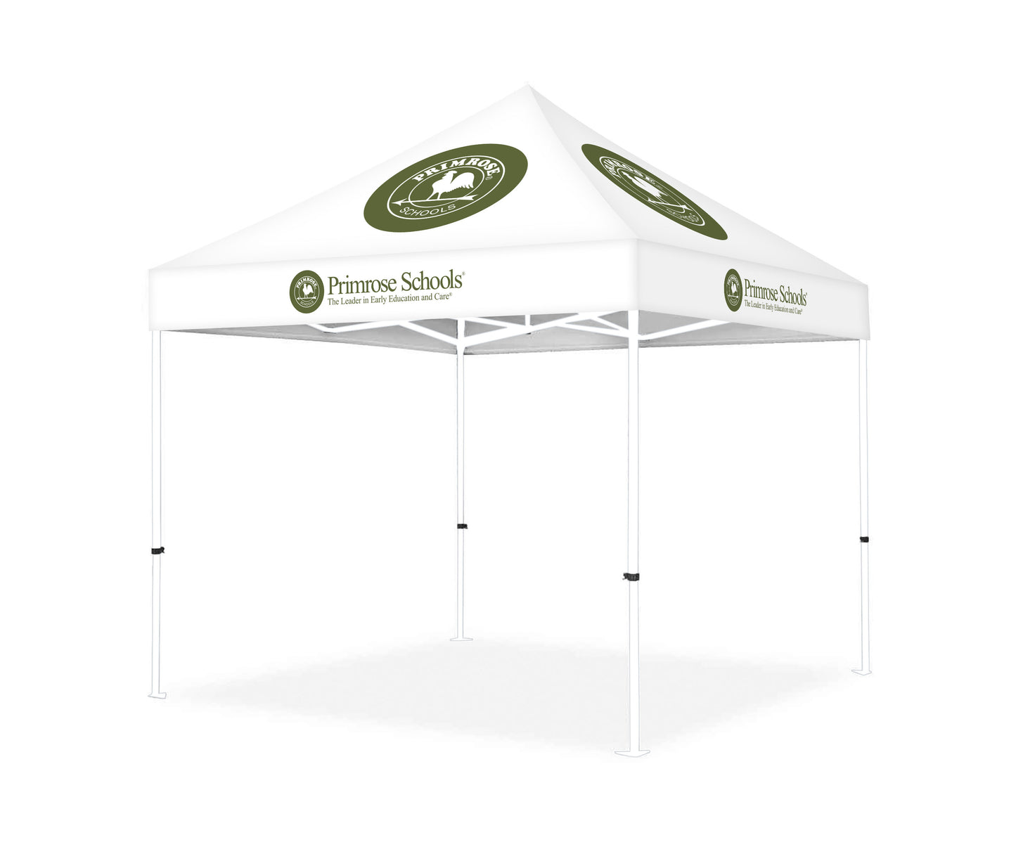 10 x 10 Deluxe White Steel Tent