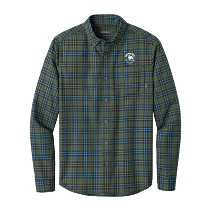 Men's Long Sleeve Flannel Plaid Shirt -Eddie Bauer