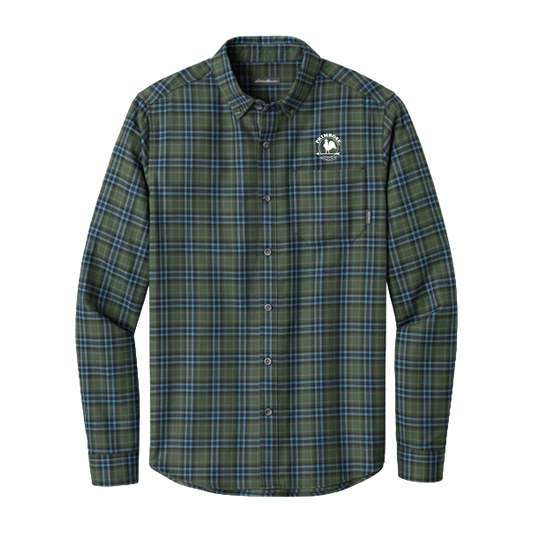 Men's Long Sleeve Flannel Plaid Shirt -Eddie Bauer