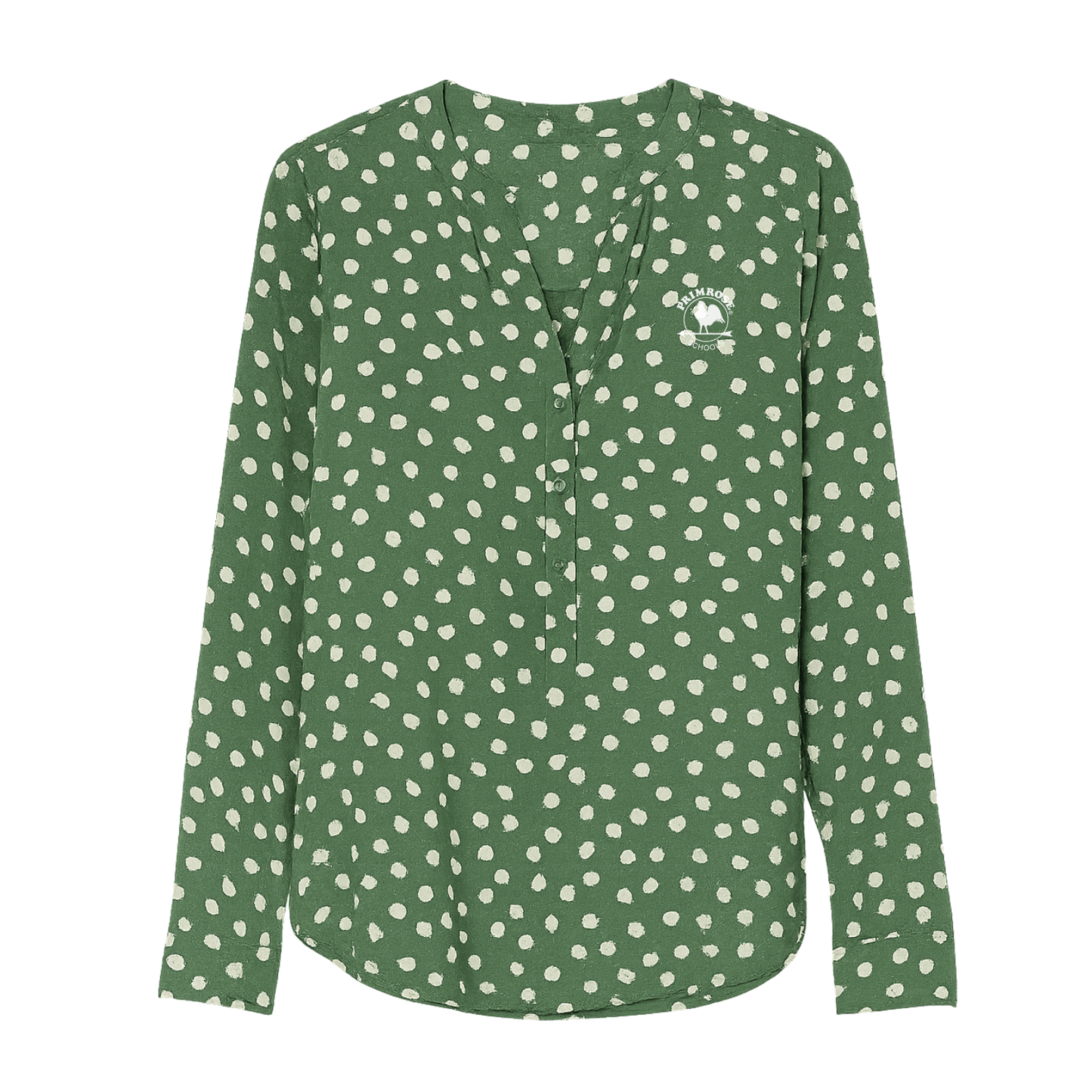 Women's Long-Sleeve Woven Blouse