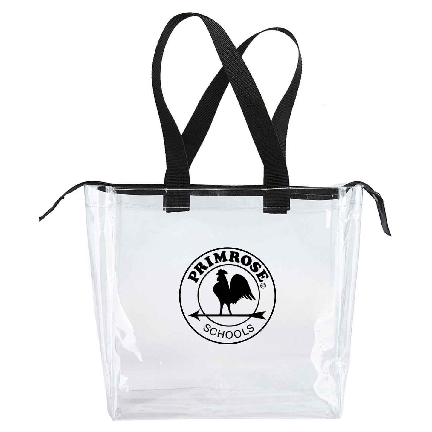 Clear Stadium Tote with Zipper