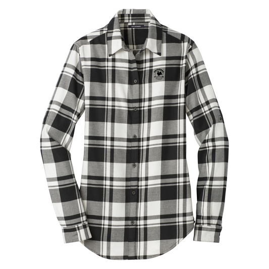 Ladies Plaid Flannel Tunic
