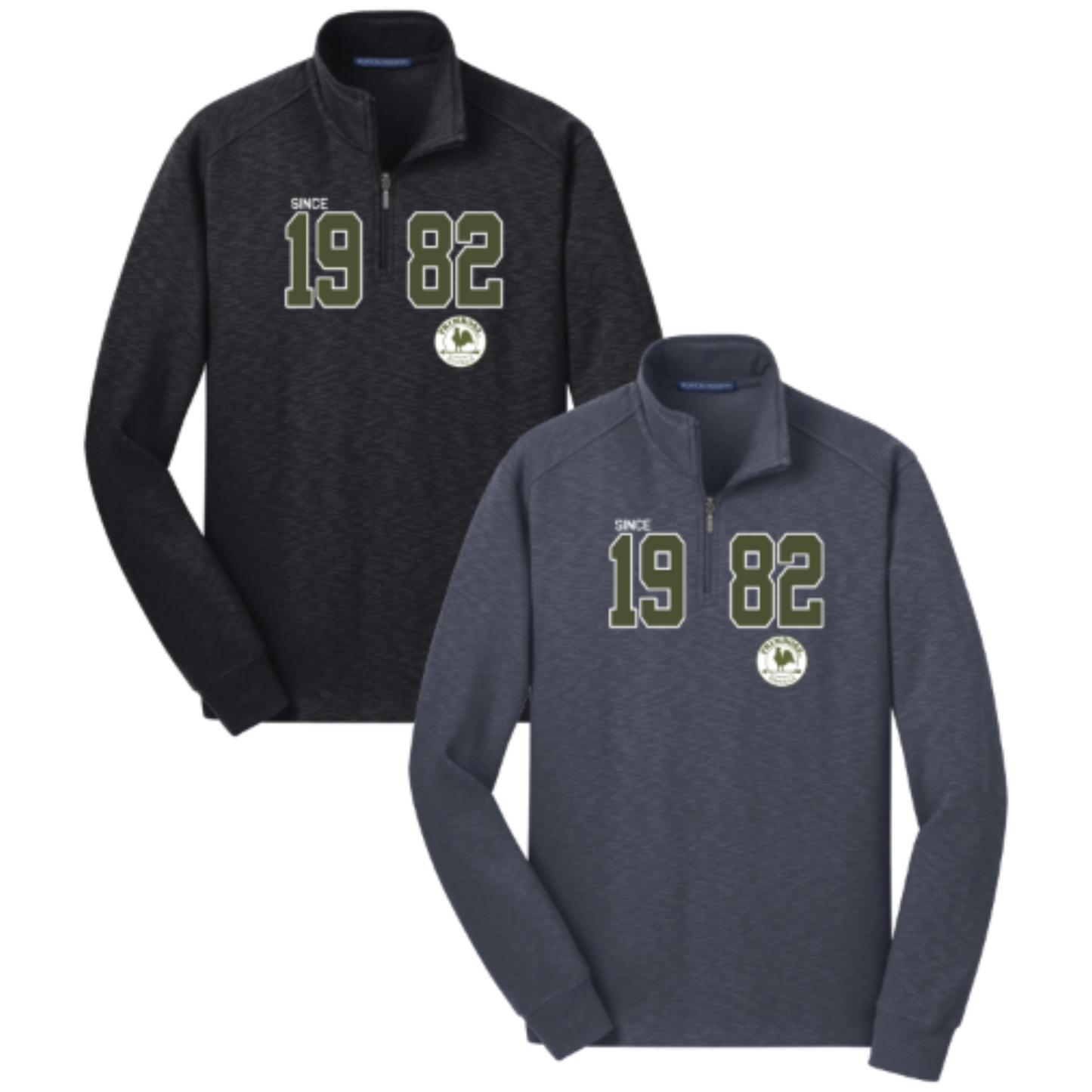 Premium Cotton 1/4-Zip Fleece Pullover