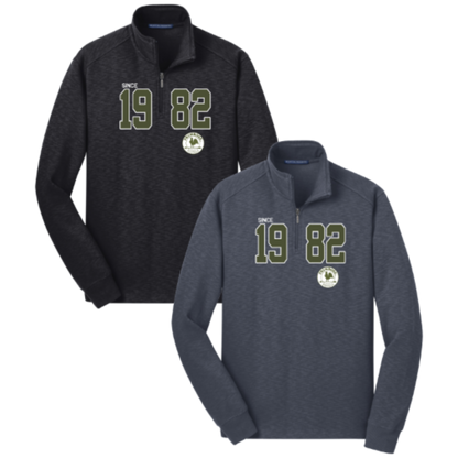 Premium Cotton 1/4-Zip Fleece Pullover