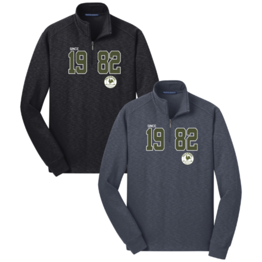Premium Cotton 1/4-Zip Fleece Pullover