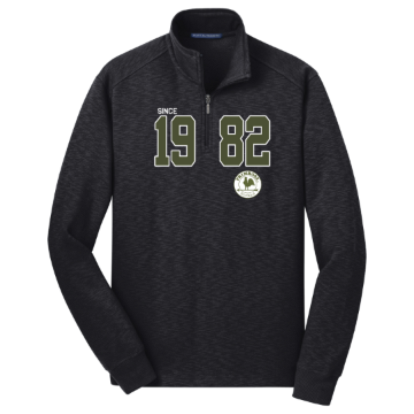 Premium Cotton 1/4-Zip Fleece Pullover