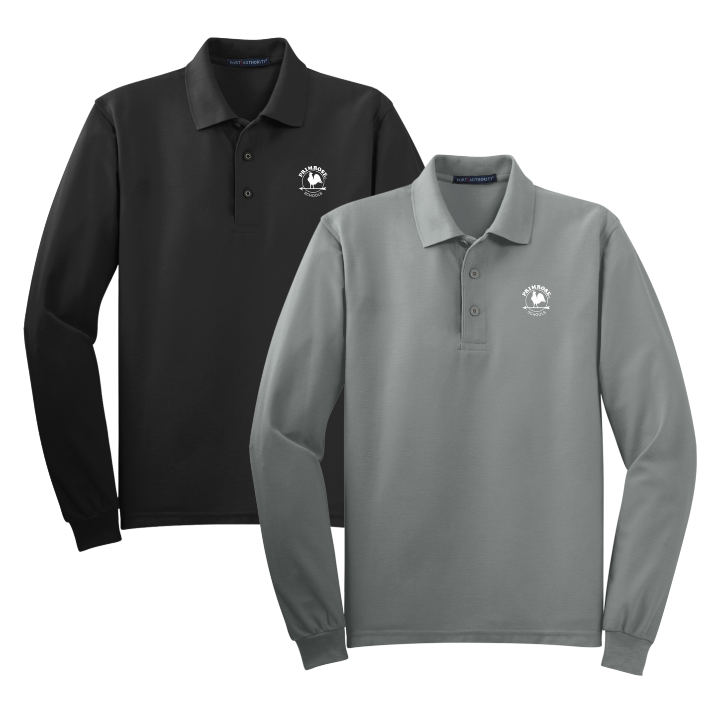 Men's Long Sleeve Silk Touch Polo -Discontinued