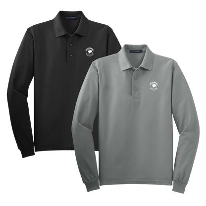 Men's Long Sleeve Silk Touch Polo -Discontinued