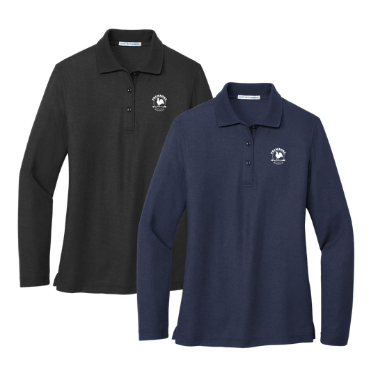 Ladies Long Sleeve Silk Touch Polo