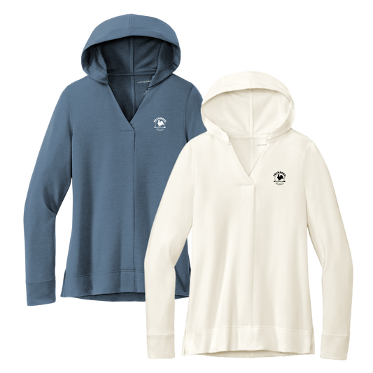 Ladies Microterry Pullover Hoodie