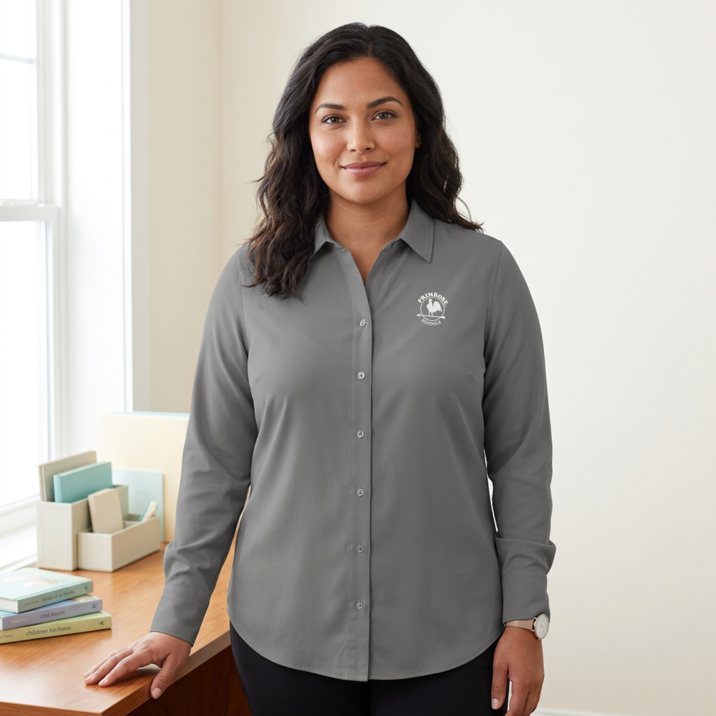 Brooks Brothers® Women's Full-Button Satin Blouse