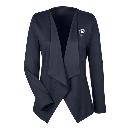 Devon & Jones Ladies' Perfect Fit Draped Open Blazer - Discontinued