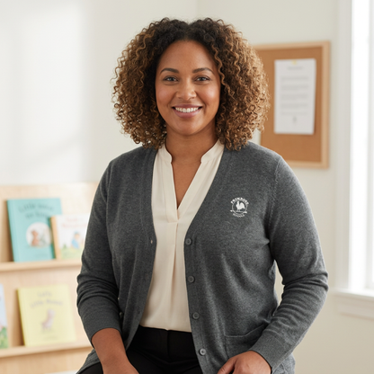 Women's Easy-Care Button-Up Cardigan Sweater