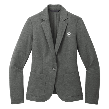 Relaxed Knit Blazer