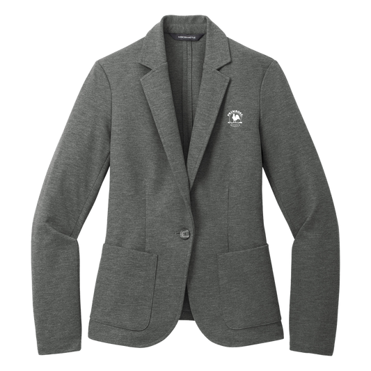 Relaxed Knit Blazer