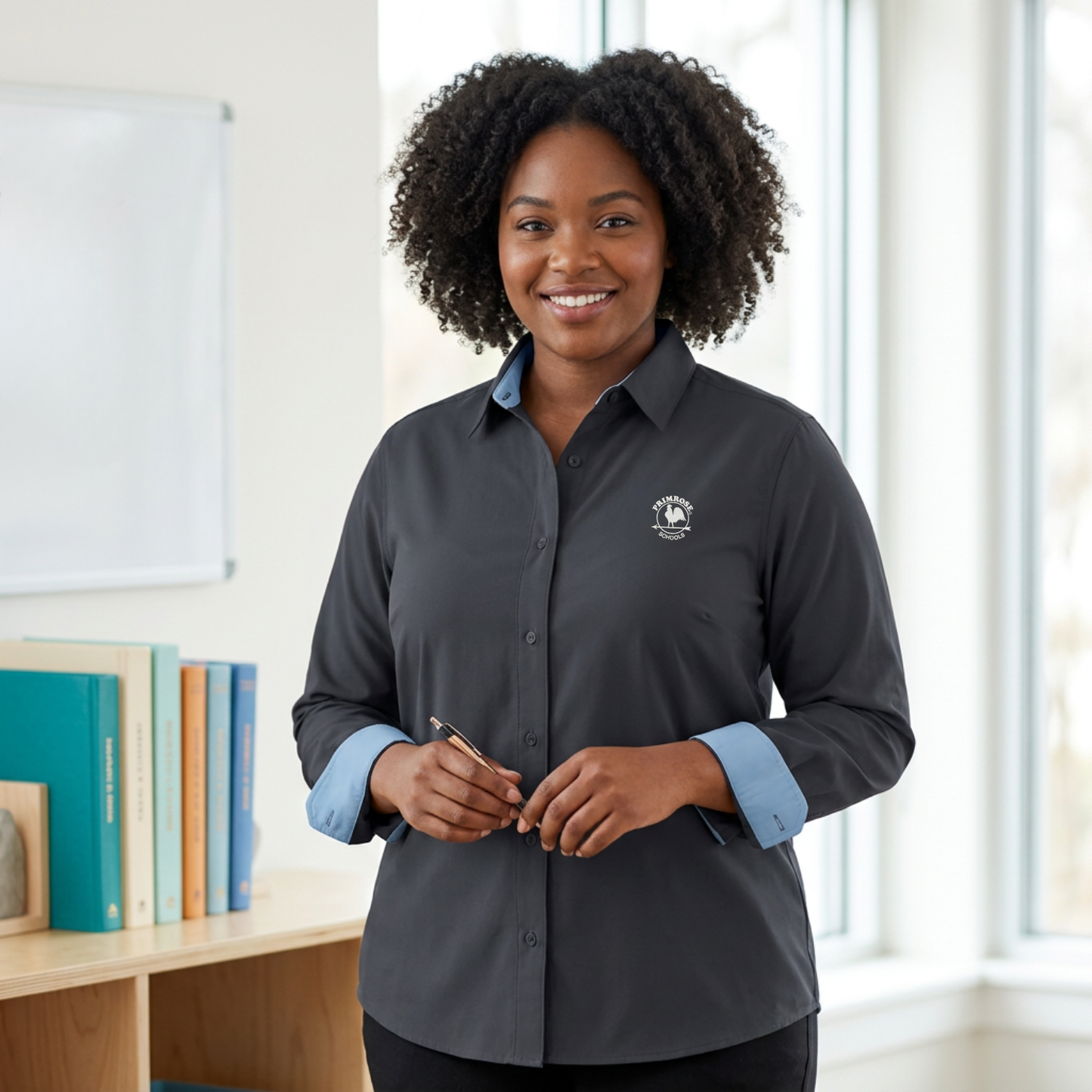 Women's Woven Long Sleeve Shirt