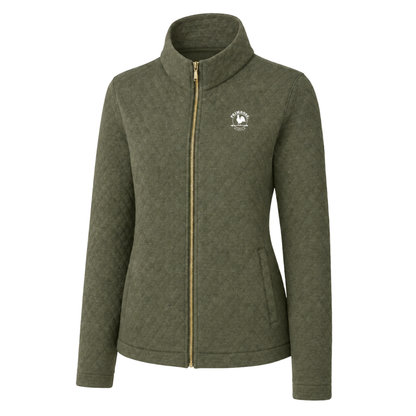 Primrose Quilted Full-Zip Sweater